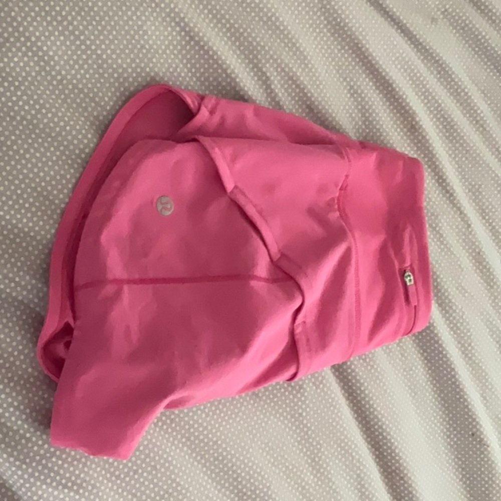 Lululemon sonic pink speed ups 4 inch size 0
